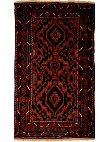 Handmade Baluch rug 188x122cm