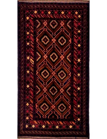 Handmade Baluch rug 200x115cm