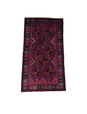 Handmade Baluch rug 148x82cm